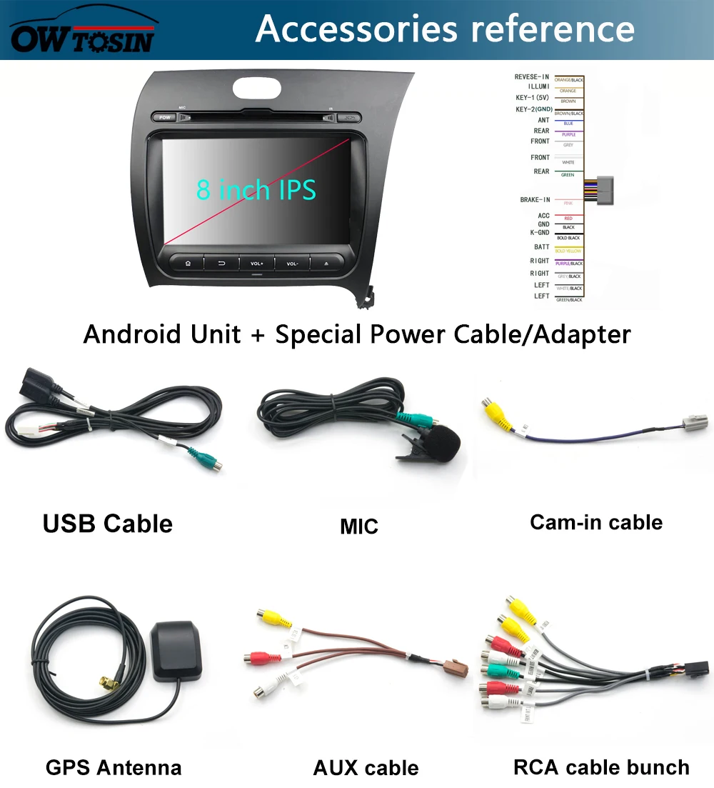 " ips 1920*1080 8 Core 4G ram+ 64G rom Android 9,0 автомобильный dvd-плеер Для Киа церато Форте K3 2013 DSP радио gps Parrot BT