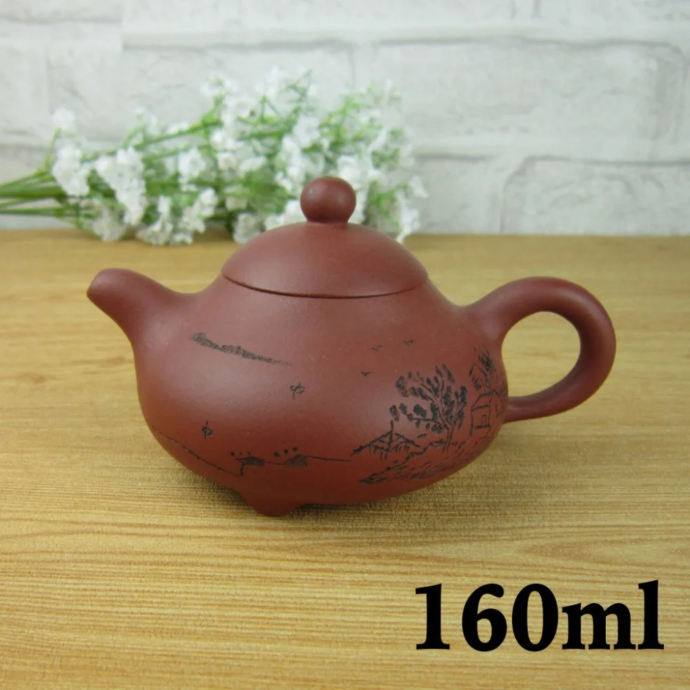 

New Arrival Yixing Zisha Teapot Tea Pot 160ml Kung Fu Tea Set Teapots Chinese Handmade Zisha Ceramic Sets Porcelain Kettle