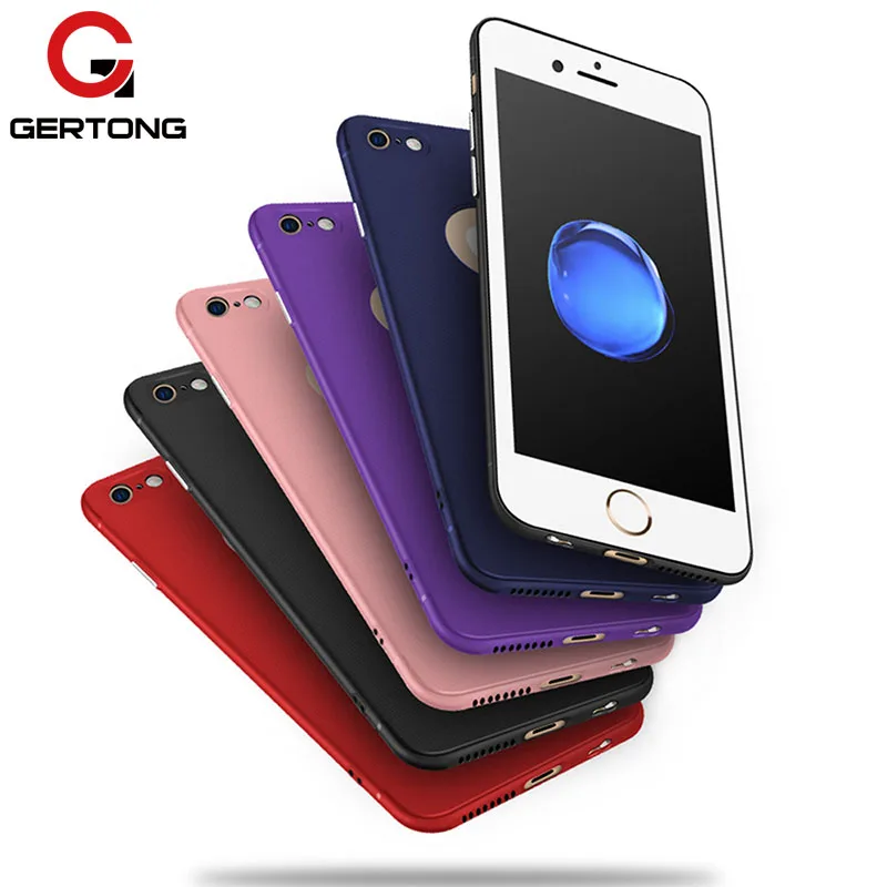 Матовый чехол для телефона с кнопкой для iPhone 6, 6 S, 7, 8 Plus, X, Мягкий ТПУ, силиконовый чехол для задней панели для iPhone 8, 7 Plus, 10, защитный чехол s Coque