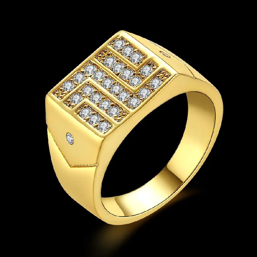 KITEAL хит продаж подарок золотой цвет желтый/белый размер 7 8 9 женские кольца