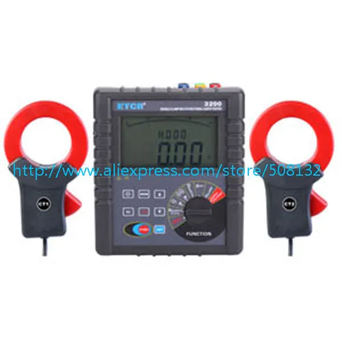 ETCR3200 двойной зажим тестер сопротивления заземления!! Новинка!|ground resistance tester|resistance