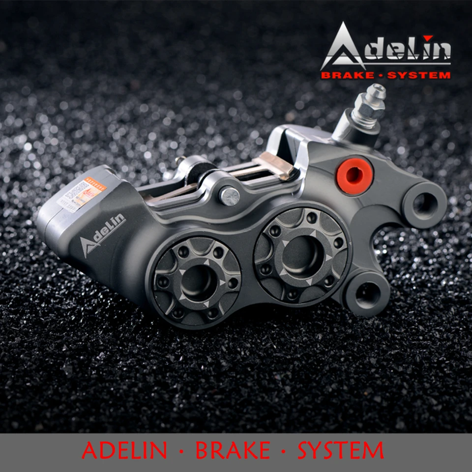 

Adelin ADL-11 Motorcycle Hydraulic Brake Calipers Universal HF6 40mm 4 pistons CNC Aluminum alloy Motorcycle brake calipers