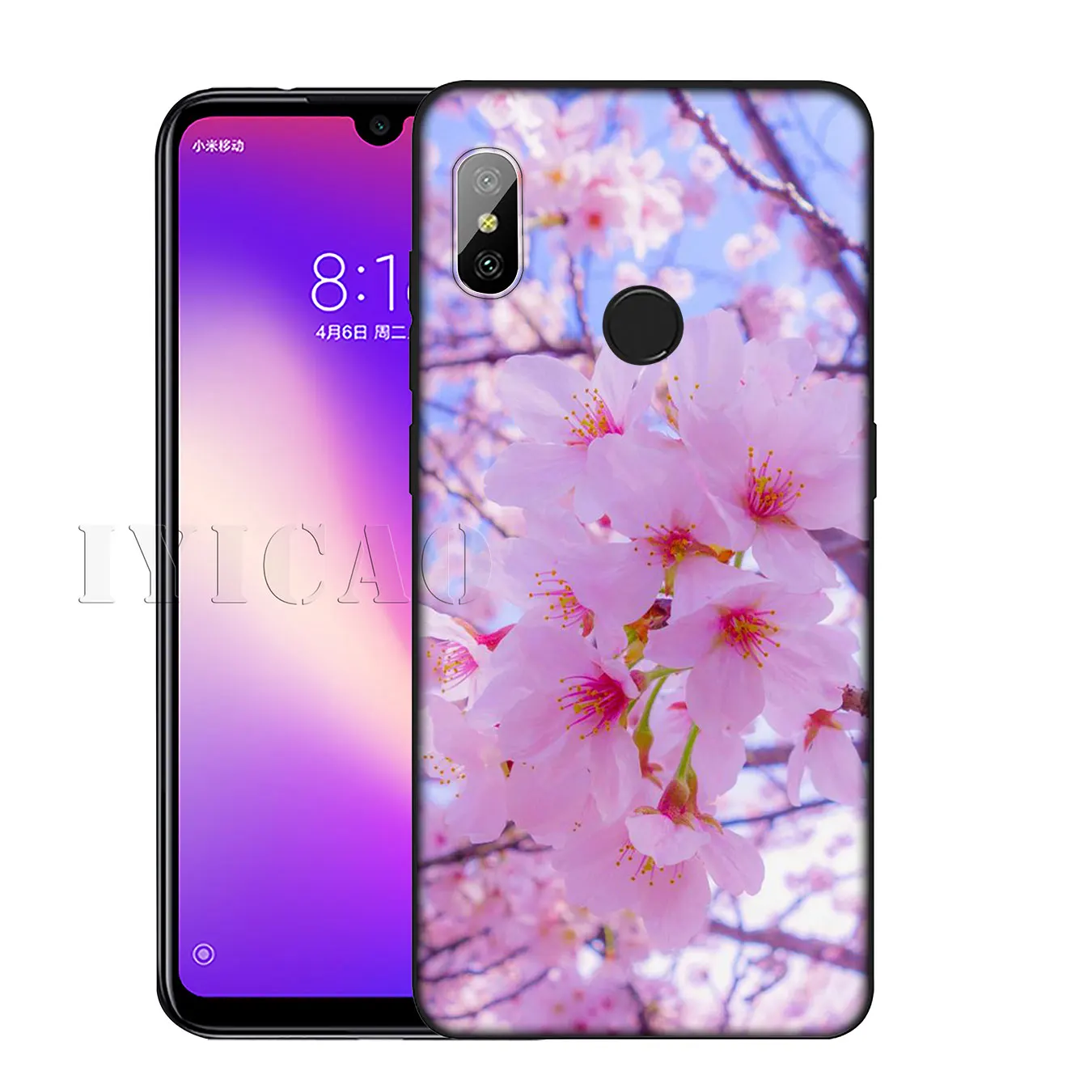 IYICAO красивый мягкий силиконовый чехол для телефона с розами Xiaomi Redmi K20 8A 7A 6A 5A S2 4X 4A