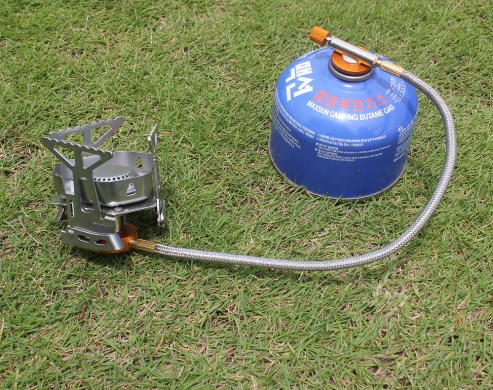 Открытый Кемпинг Плита Газовая топливная труба Трубчатая горелка переключатель