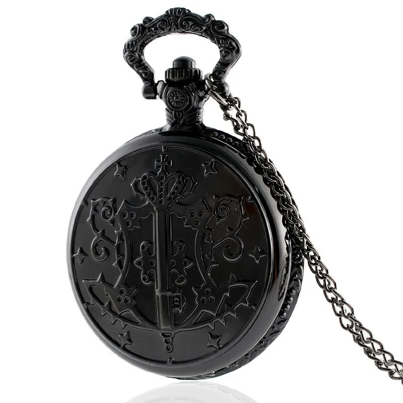 IBEINA PB001 римские цифры белая база Полный Охотник кварц гравированный брелок ретро кулон карманные часы цепь подарок