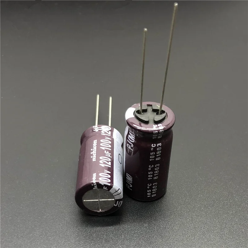 5 шт./50 шт. 120уф 100В NICHICON PJ серия 12 5x25 мм 100V120uF низкое сопротивление долговечный