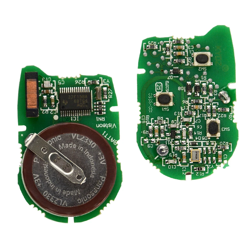 

OkeyTech Remote Car Key 433MHz 4D63 Chip FOB 3 Buttons FO21 Blade for Ford Transit WM VM 2006-2014 P/N: 6C1T15K601AG