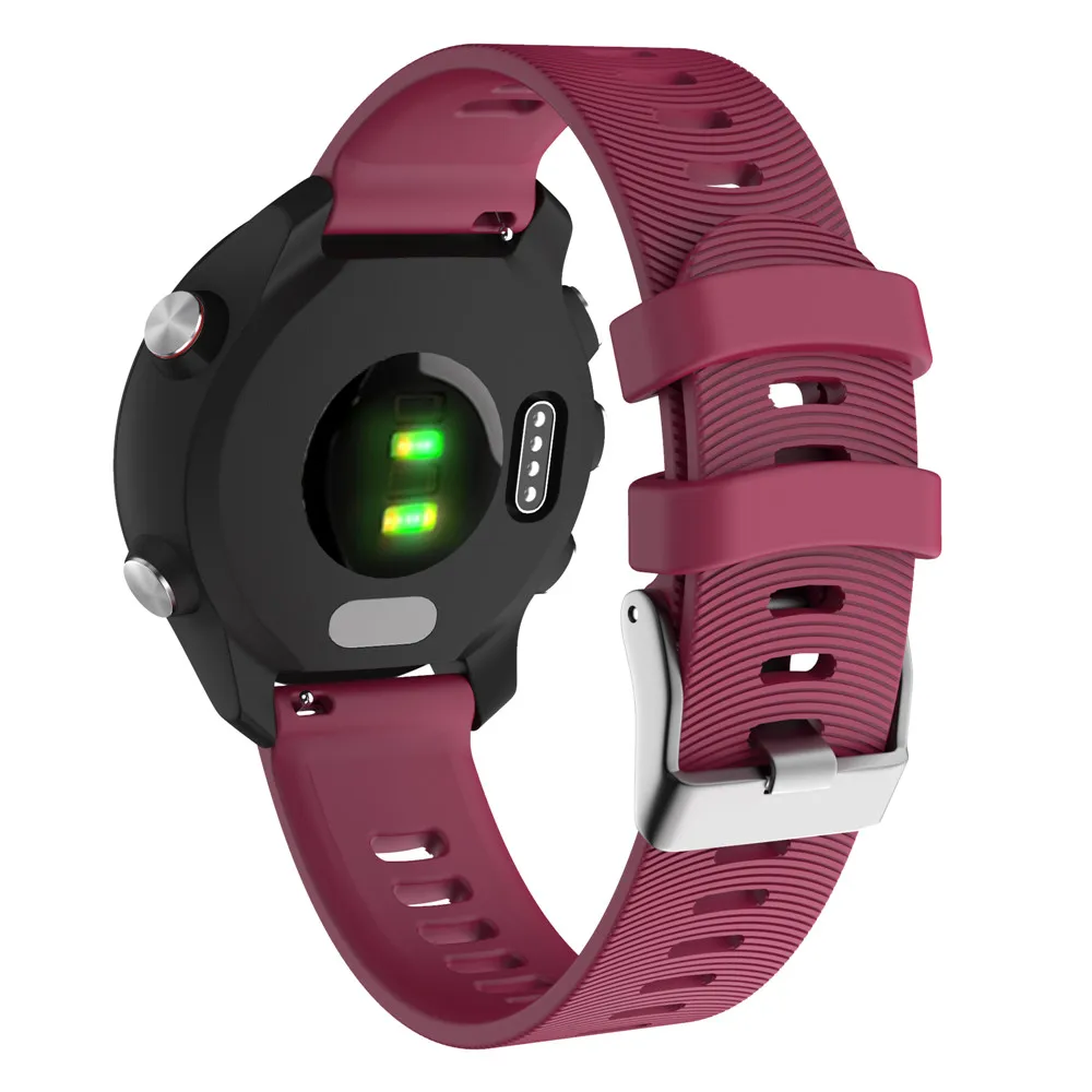 Цветной мягкий сменный силиконовый ремень для Garmin Forerunner 245 смарт-спортивный браслет для Garmin Forerunner 245 M ремешок для часов
