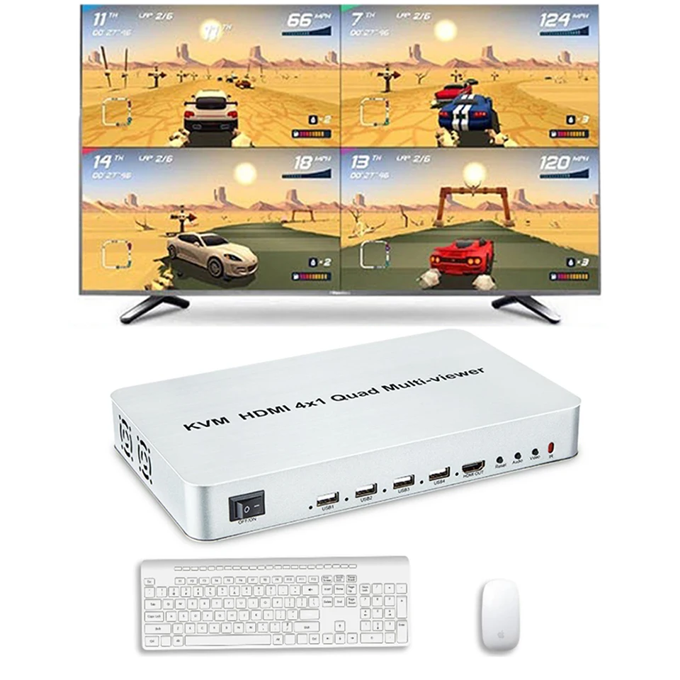 HDMI мультипросмотр экран сплиттер синхронное управление Интегрированная машина