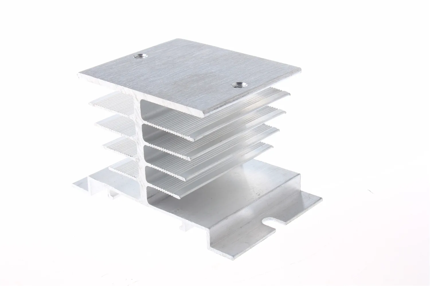 White Heat Sink DC-DC MGR-1 DD220D10 MGR-1 DD220D25 MGR-1 DD220D40 Однофазное твердотельное реле SSR 10A 3-32 В DC 5-220 В DC с пластиковой крышкой - Габаритные размеры: White Heat Sink