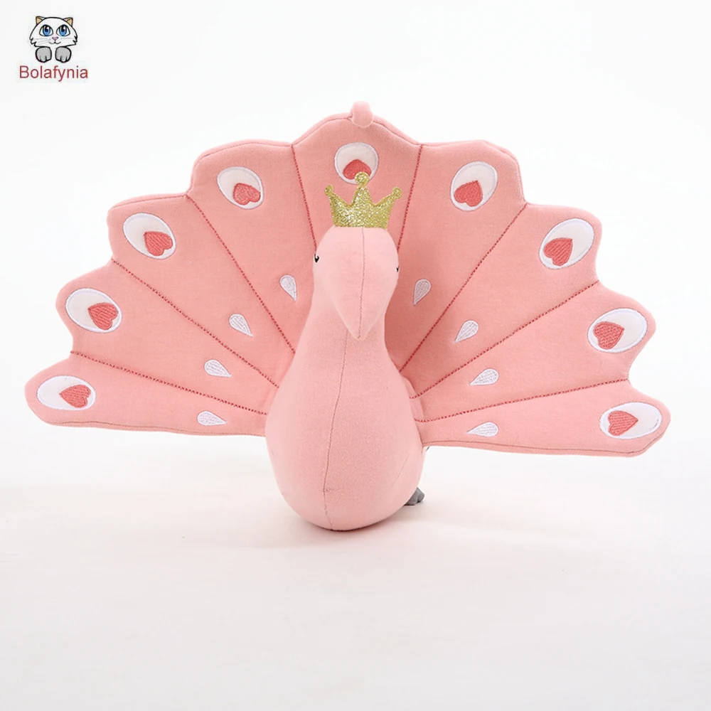 

Детская плюшевая мягкая игрушка, креативный милый павлин, детский подарок на Рождество и день рождения