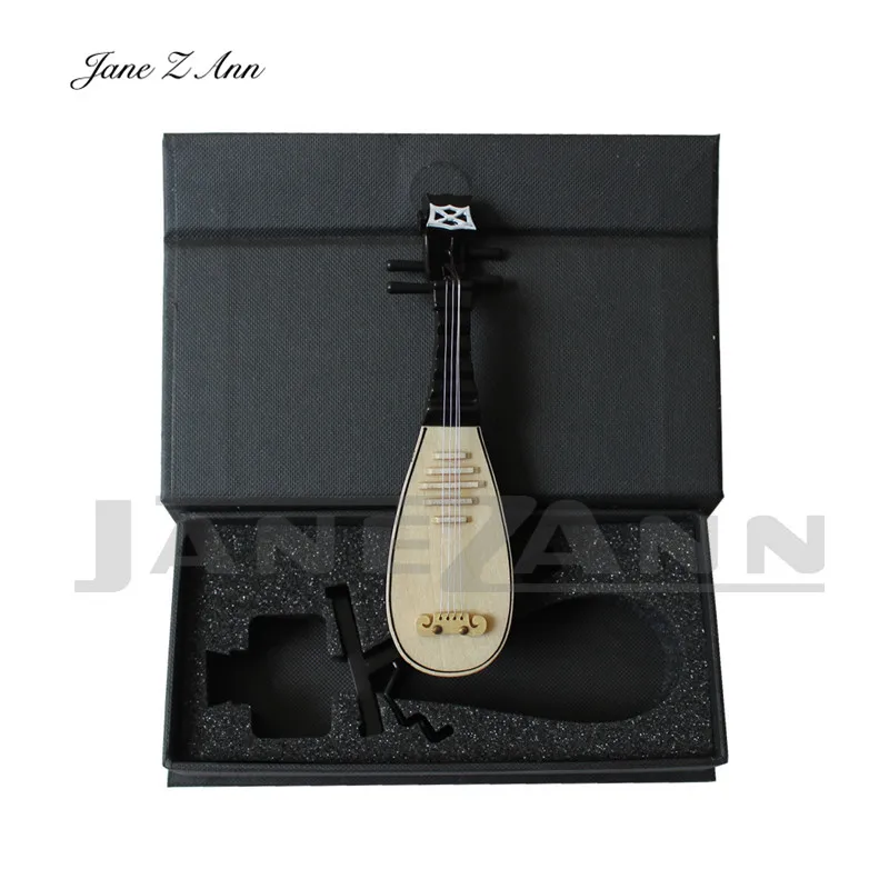 lute 14x4cm Jane Z Ann, реквизит для фотосъемки новорожденных, саксофон, скрипка, гитара, инструменты для фотосессии новорожденных, Креативные аксессуары для детской фотостудии - Цвет: lute 14x4cm