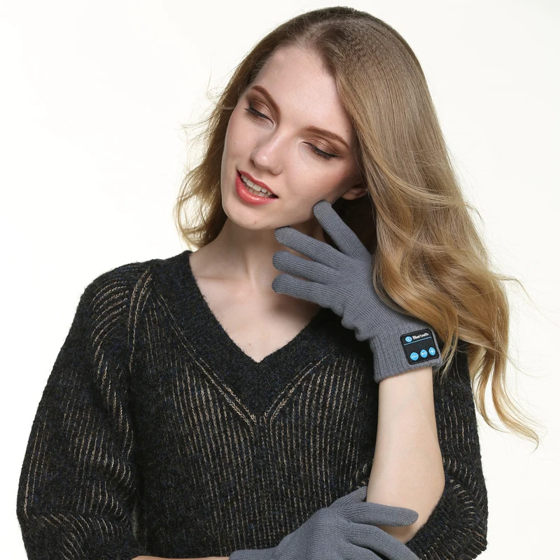 SENDEM M13 Smart теплые красочные Перчатки Bluetooth наушники Беспроводной Открытый вязать