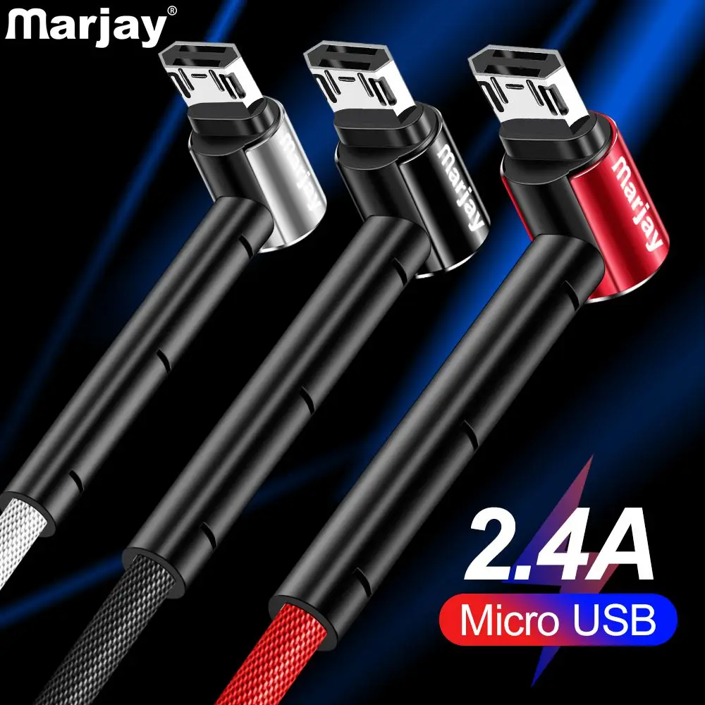 Marjay Micro USB кабель быстрой зарядки Microusb зарядное устройство шнур для samsung S7 Xiaomi Redmi