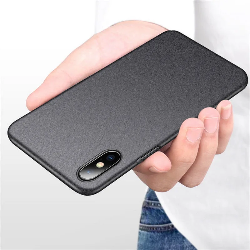 Luxury Matte Scrub Anti-Skid Case For iPhone 14 Pro Max 13 12 Plus 11 Pro XS Max XR XS X 8 7 Plus SE2022 Slim Hard PC Back Cover