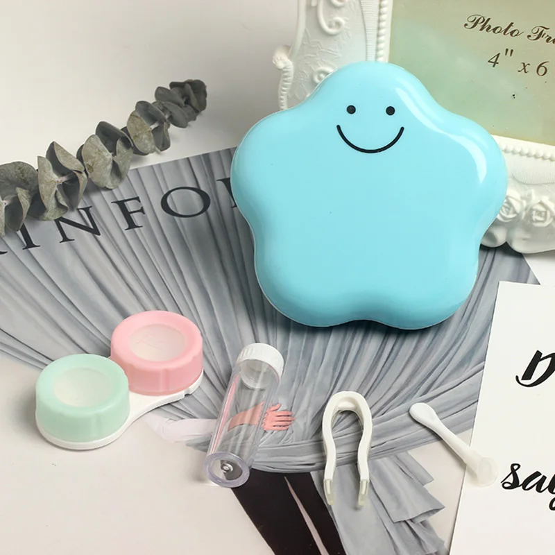 Оптовая продажа цвет контактные линзы для глаз travel kit контактных линз очиститель