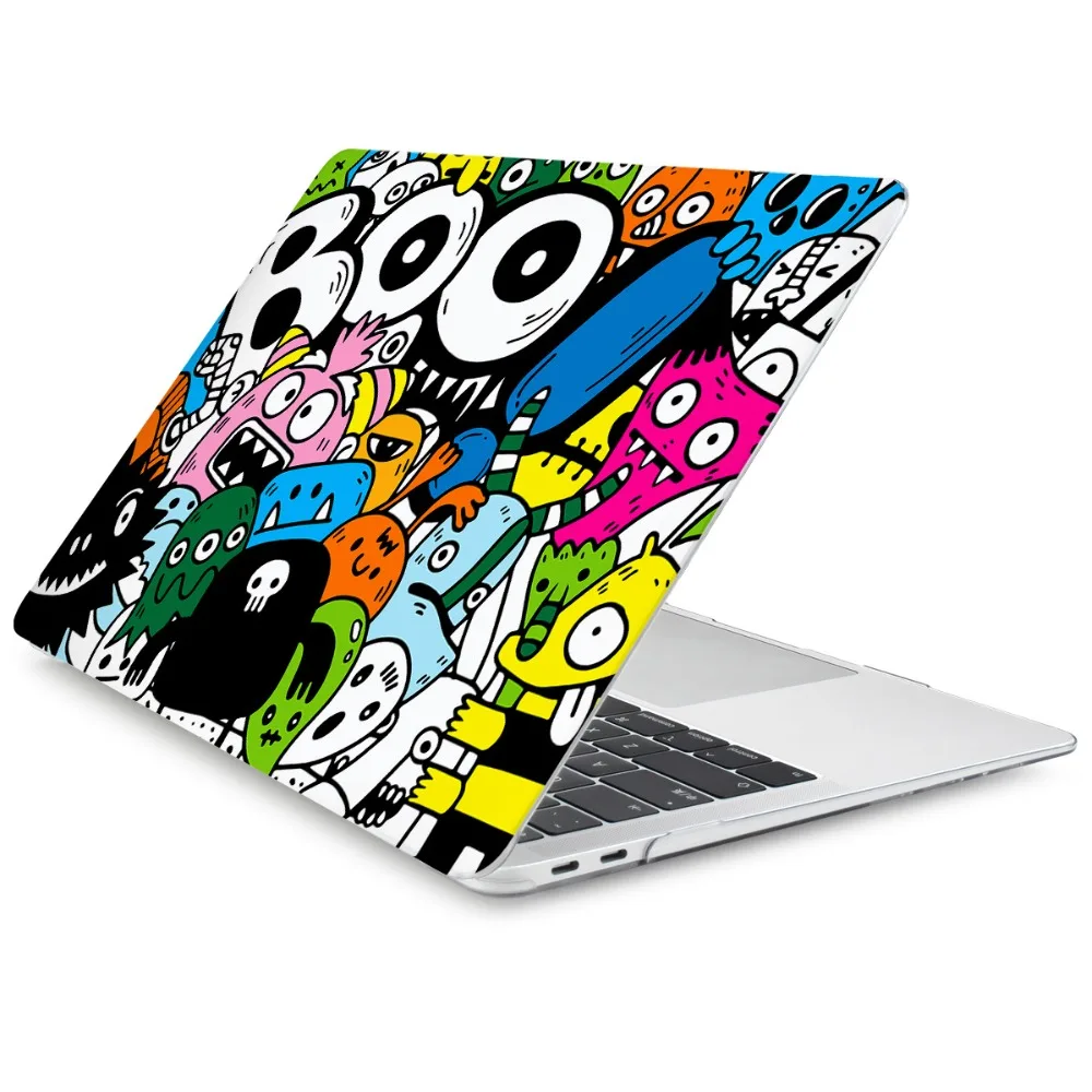 Для MacBook Pro retina 12 13 15 Air 11 13,3 дюймов жесткий чехол с уникальным принтом для ноутбука Pro 1" Touch Bar A1989 A1708