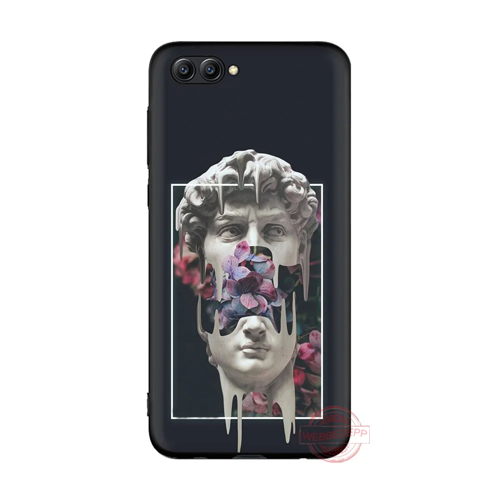 WEBBEDEPP Mona Lisa Art David lines ТПУ чехол для телефона Honor 6A 7A 2 ГБ/3 ГБ Pro 7C 7X 8X 8C 9 10 Note10 8 Lite |