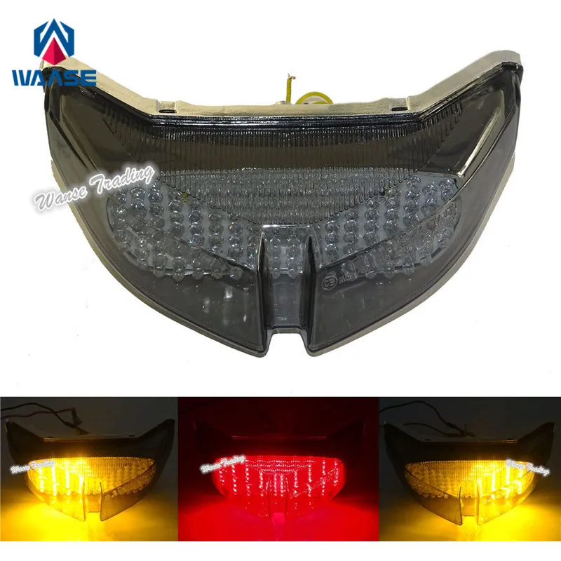 Waase для Yamaha FZ1 FZS1000 Fazer Naked 2006 2007 2008 2009 2010- E-Mark хвост светильник тормозной поворотники Интегрированный Светодиодный светильник