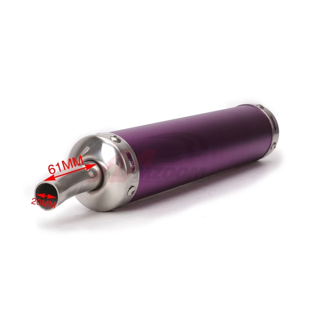 Универсальный металлический глушитель для гоночного мотоцикла стильный дизайн