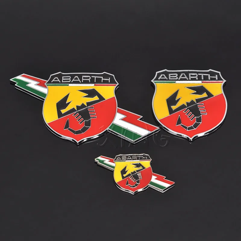 3d наклейка на автомобильное боковое крыло для Fiat Abarth 500 124 125 Punto Bravo Scorpion