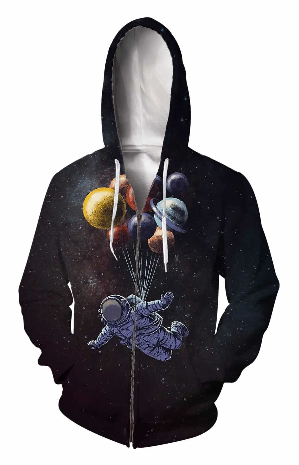 

Zip-Up Hoodie 3d Print Soft astronaut Clothing Women Men Tops Hooded Casual Zipper Sweatshirt Outfits Coats Sweat factory outlet