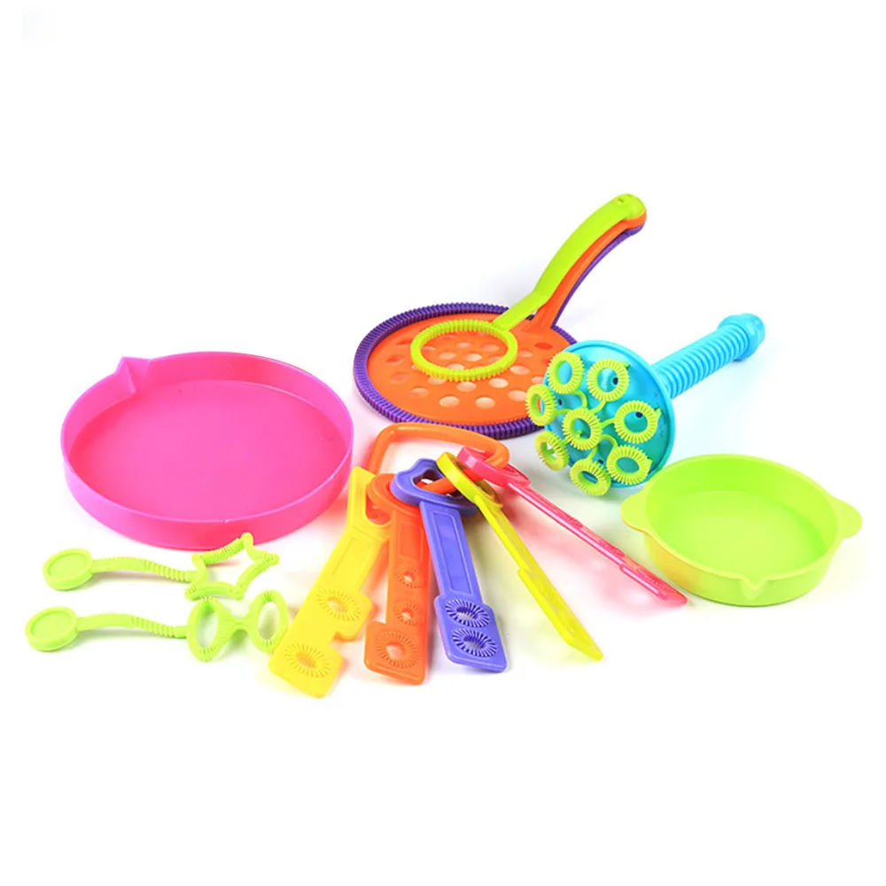 13 шт. выдувные мыльные инструменты игрушки палочки для пускания пузырей набор