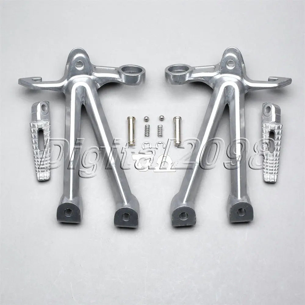 1 комплект хромированная подставка для ног пассажирского мотоцикла кронштейн