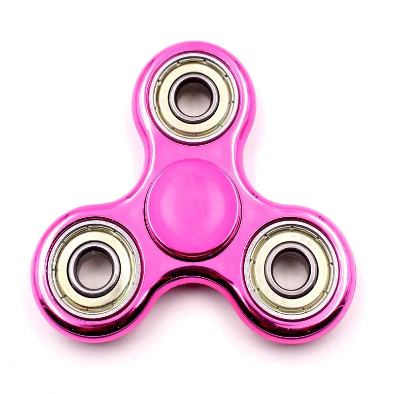 Ручной Спиннер с покрытием Tri-Spinner figets игрушка EDC сенсорная Непоседа Спиннер для аутизма и СДВГ детей/взрослых забавные антистрессовые игрушки