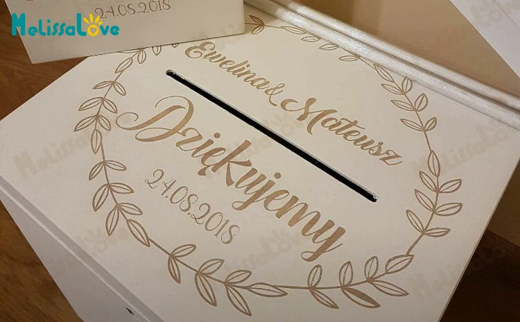 Полированные круглые наклейки с надписью Thank Box персонализированные имена и дата