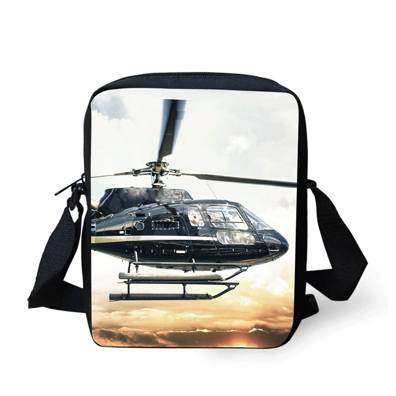 Cross Body Bag 3D Airplane Printing Messenger Bags for Men Women Hot Brand Small Ladies Mens Travel |