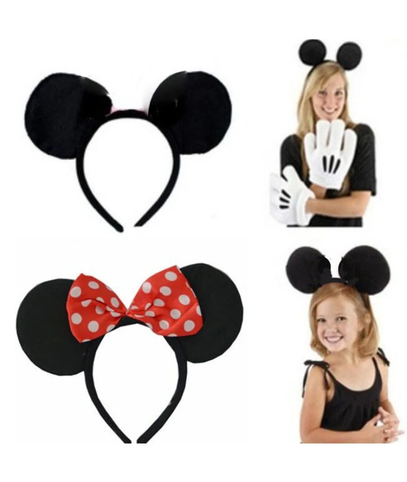 5PCS Cartoon Accessories Head hoop bows headdress children's birthday party Wedding celebration | Дом и сад