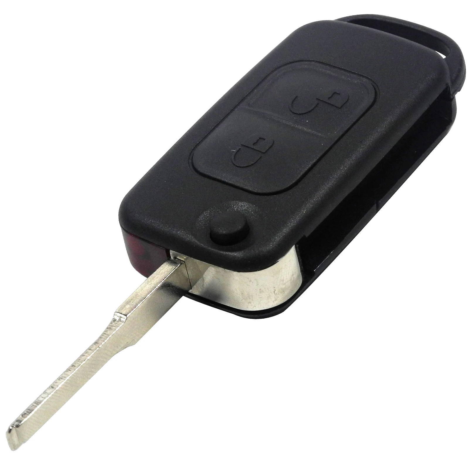 HU64 Jingyuqin 2 кнопки флип складной ключ оболочки чехол для Mercedes Benz A C E S вход HU39 пульт дистанционного ключа Замена автомобиля стиль - Количество кнопок: HU64