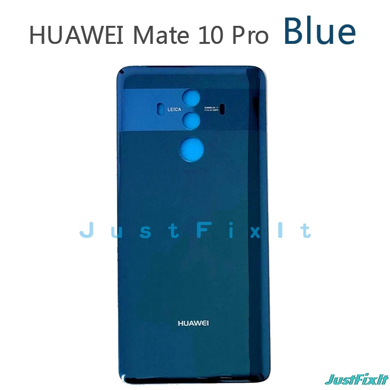 Оригинальный Mate 10 Pro для HUAWEI Стеклянная Крышка батарейного отсека сменная задняя