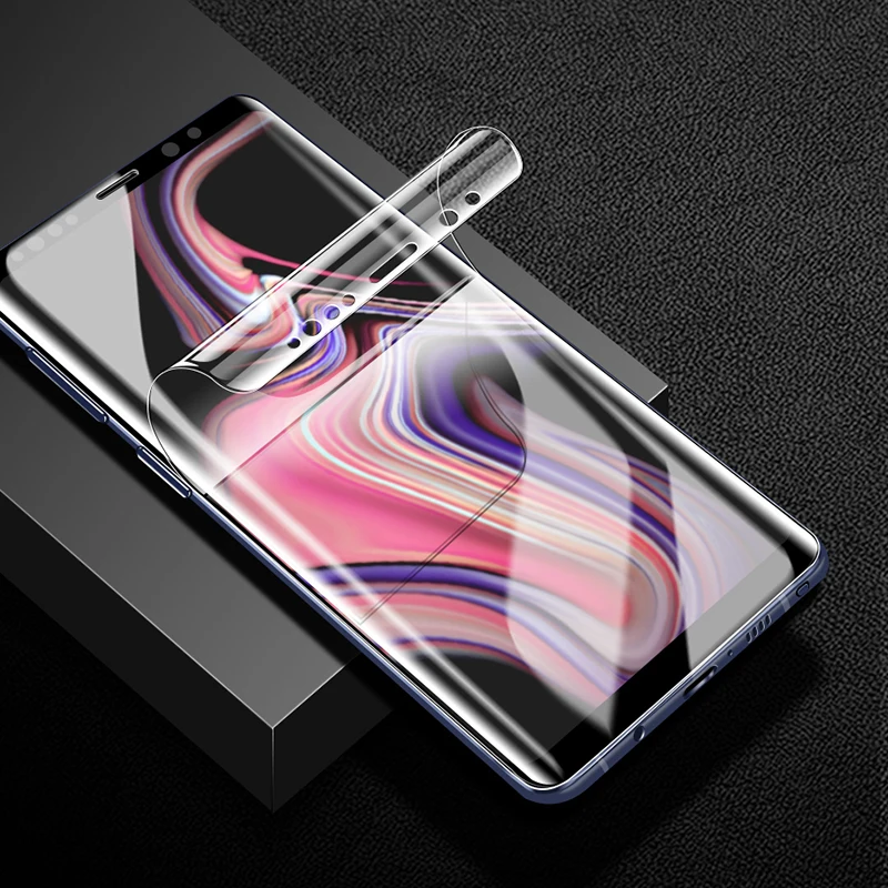 CHYI для samsung note 9 Оригинальное защитное стекло изогнутая силиконовая пленка Защита