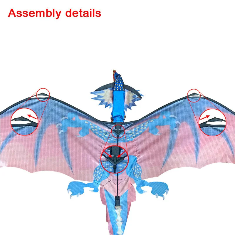Огромный 3D дракон кайт одна линия с хвостом семья спорт на открытом воздухе детей