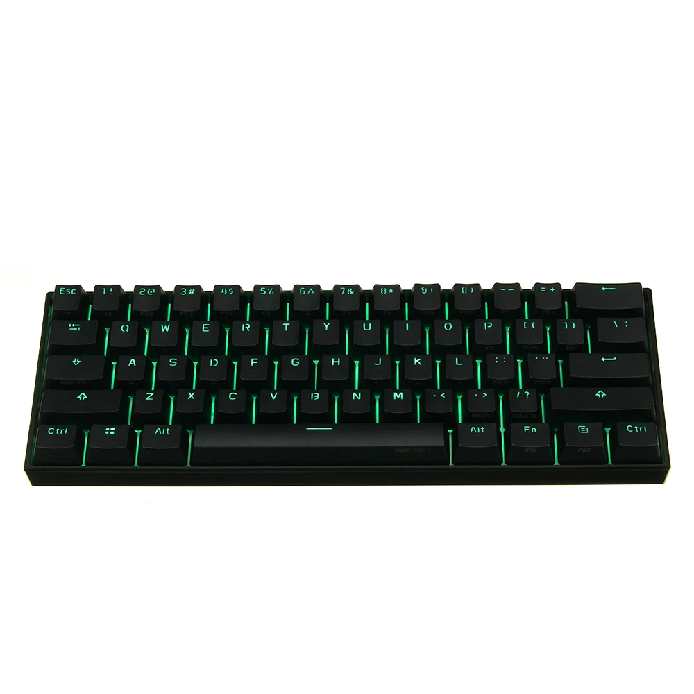Anne Pro2 Мини Портативная 60% механическая клавиатура Беспроводная Bluetooth съемный кабель красный синий коричневый переключатель игровая клавиатура