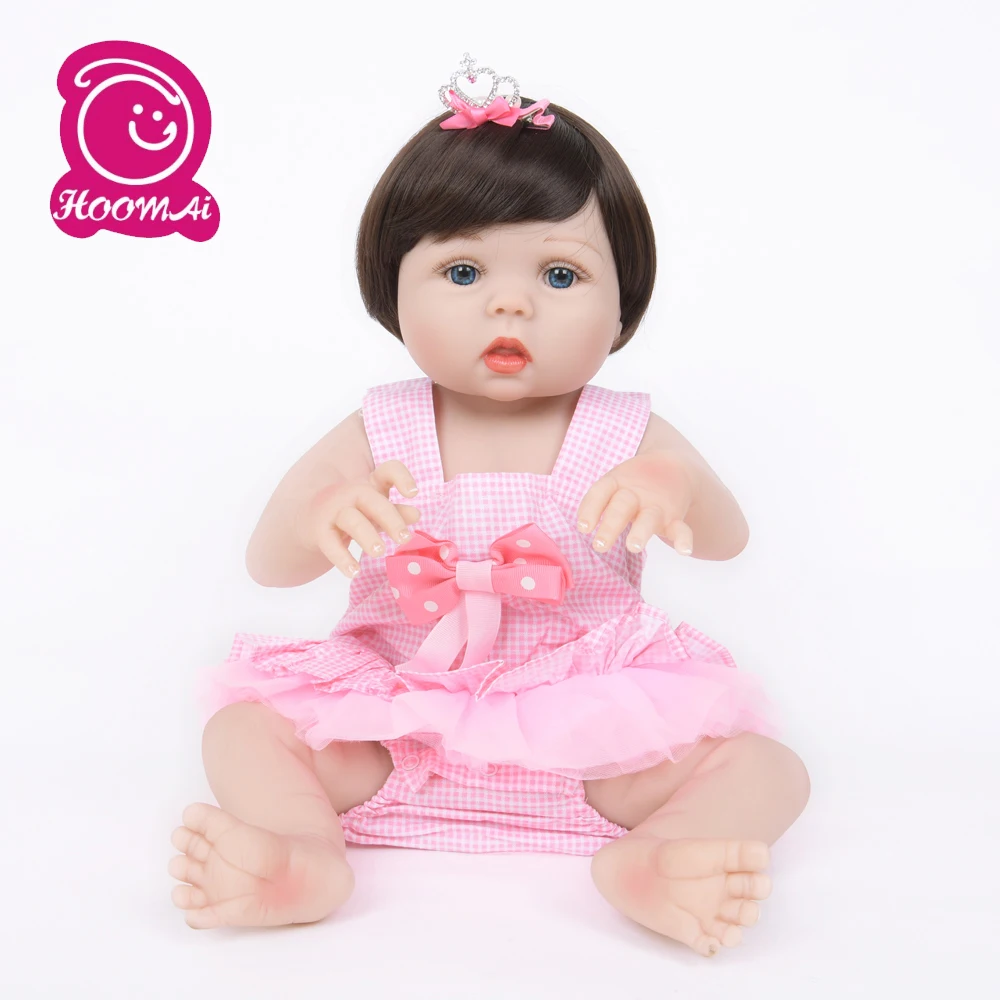55 см силиконовая кукла Reborn Baby мягкая игрушка стиль детский игровой дом для