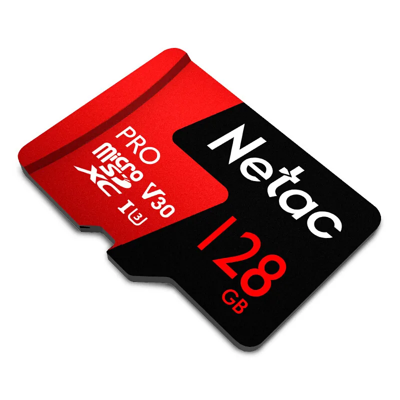 Карта памяти Netac Microsd P500 Pro 128 ГБ класс 10 microSDXC V30 U3 оптовая продажа 2018 новая флеш