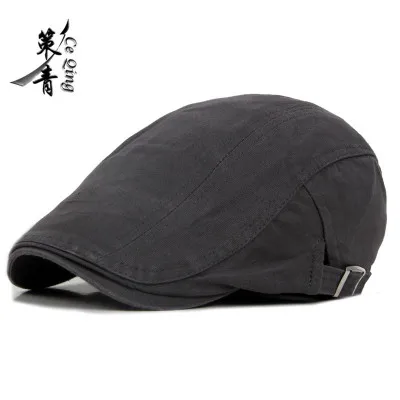 Корейская хлопковая шляпа оптовая продажа мужская в британском стиле с чистым