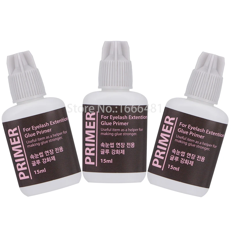 

3pcs/lot Eyelash Primer Cleaner Eye Lash Cleanser Makeup Tools Long-lasting