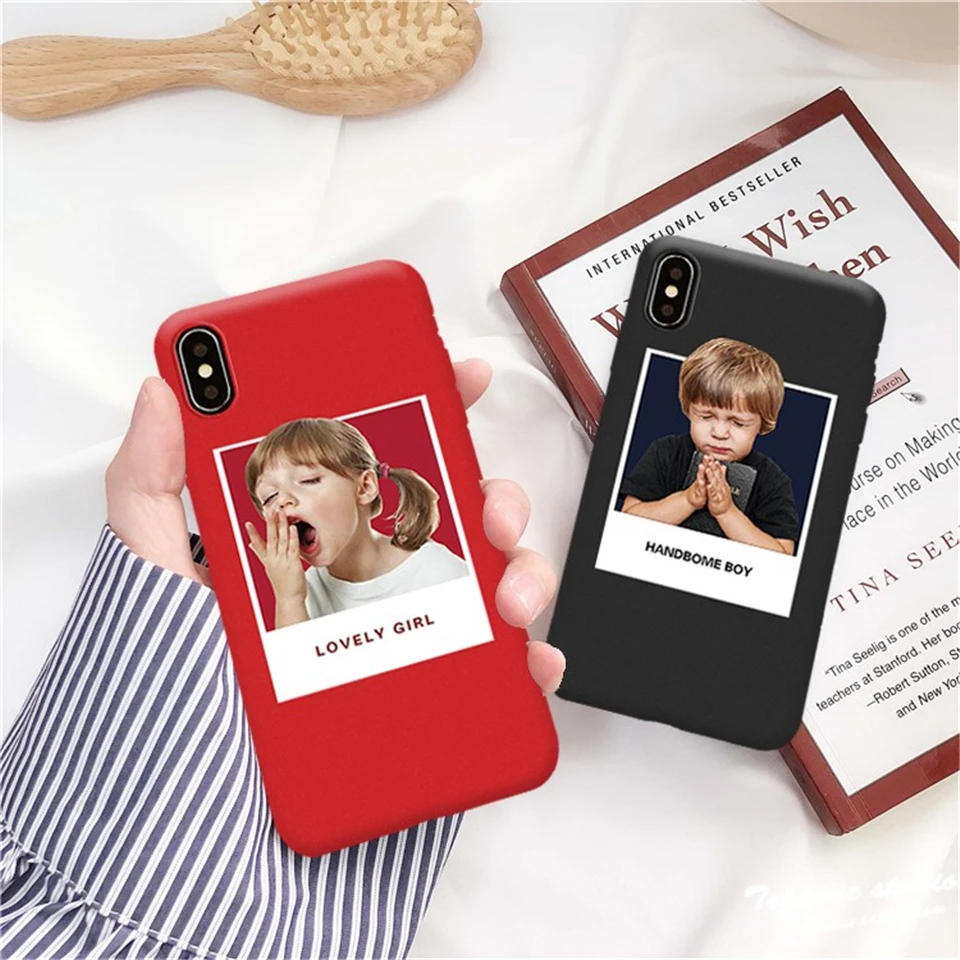 Пара чехлов для iPhone Xs Max Xr X оригинальный дизайн сумка телефона мягкий чехол 6 7 8 6s