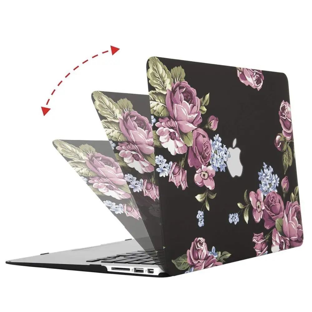Жесткий матовый чехол MOSISO для ноутбука Mac Air 13 дюймов Macbook A1466 2012 2017 + силиконовый