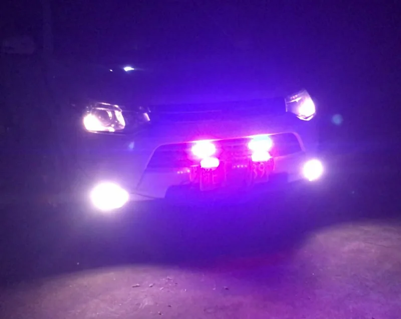 4 в 1 водить автомобиль вспышки светильник дневного мигающий туман