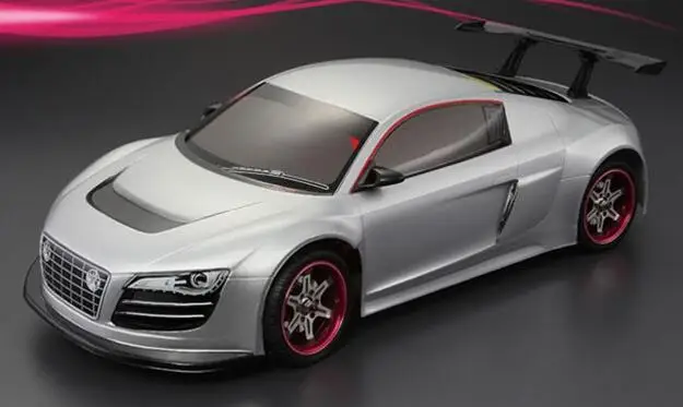 1/10 RC Drift OnRoad бесщеточный/Nitro R8 AUDII плоский 190 мм прозрачный корпус для Kyosho Tamiya FW06