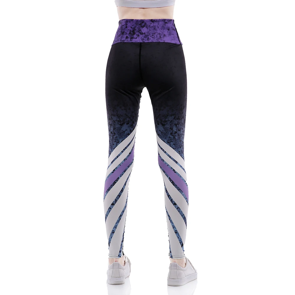 

Buteefull High Waist Pants Fitness Leggings 3D Dark stripe white Print Fitness Women Clothing Women Pants XXXL XXL XL Plus Size