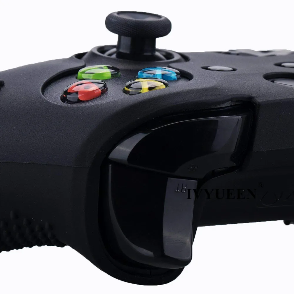 IVYUEEN 14 цветов для microsoft Xbox One X S Тонкий силиконовый чехол для контроллера защитный чехол с палочками для большого пальца