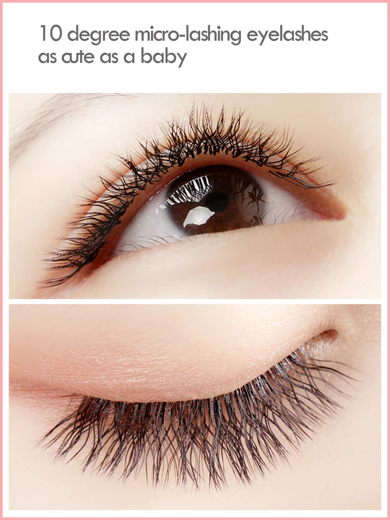 baby curl y-shaped eyelashes extention love mesh woven dense eyelashes super soft mink cilia 3D volume looking eye lash