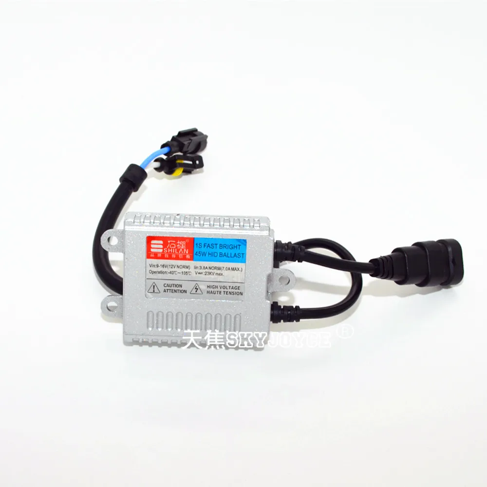 Быстрый Яркий ксеноновый комплект hid H7 H8 H11 880/1 H27 9005 9006 H3 H1 конверсионный 45 Вт 3000K