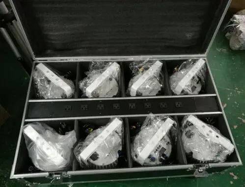 Водонепроницаемый сценический светильник rgbwauv IP65 6*6 в 1 с питанием от батареи